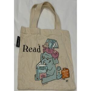 Out of Print Mo Willems Elephant Piggie Canvas Tote Bag Librarian Book Lover